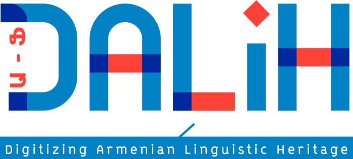 DALiH: Digitizing Armenian Linguistic Heritage